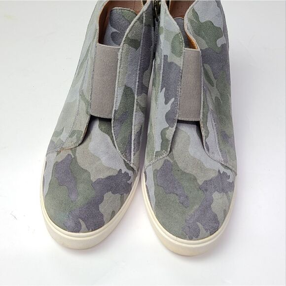 Linea Paolo Felicia Women's Platform Wedge Sneaker‎ Camouflage Size 9.5 - Picture 4 of 15